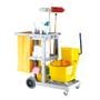 Multi-purpose cleaning trolley
