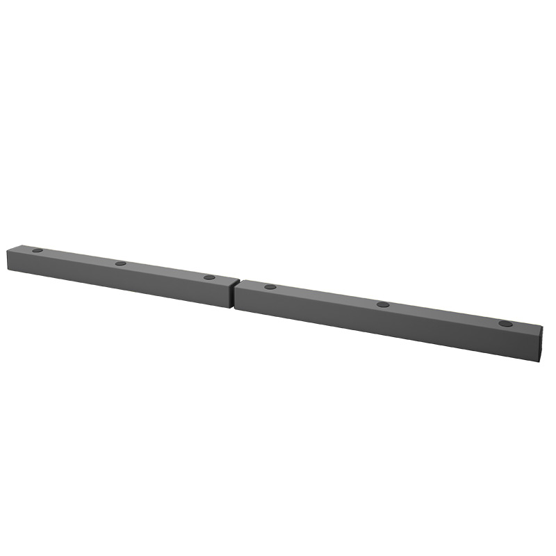 Ballistics grade HDPE floor level barrier - grey