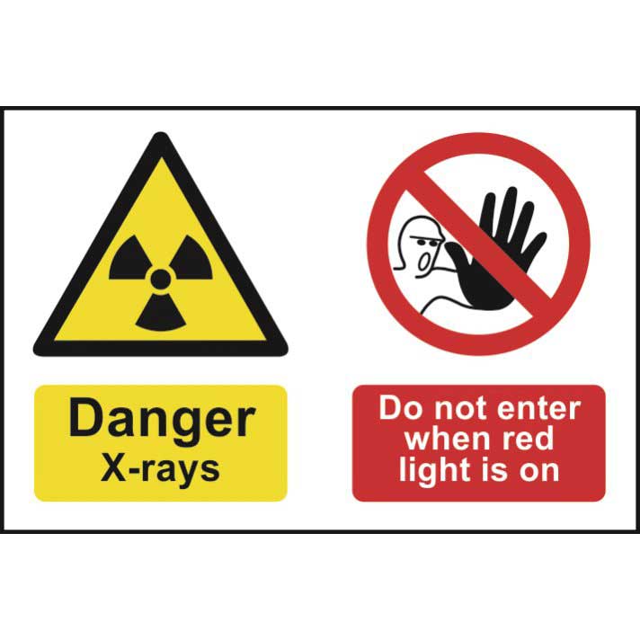 Danger X-Rays Do Not Enter Sign