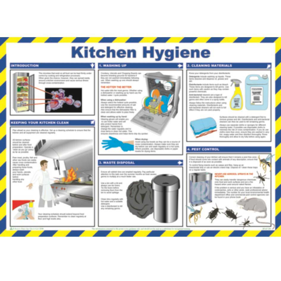 Kitchen hygiene poster - 590 x 420mm