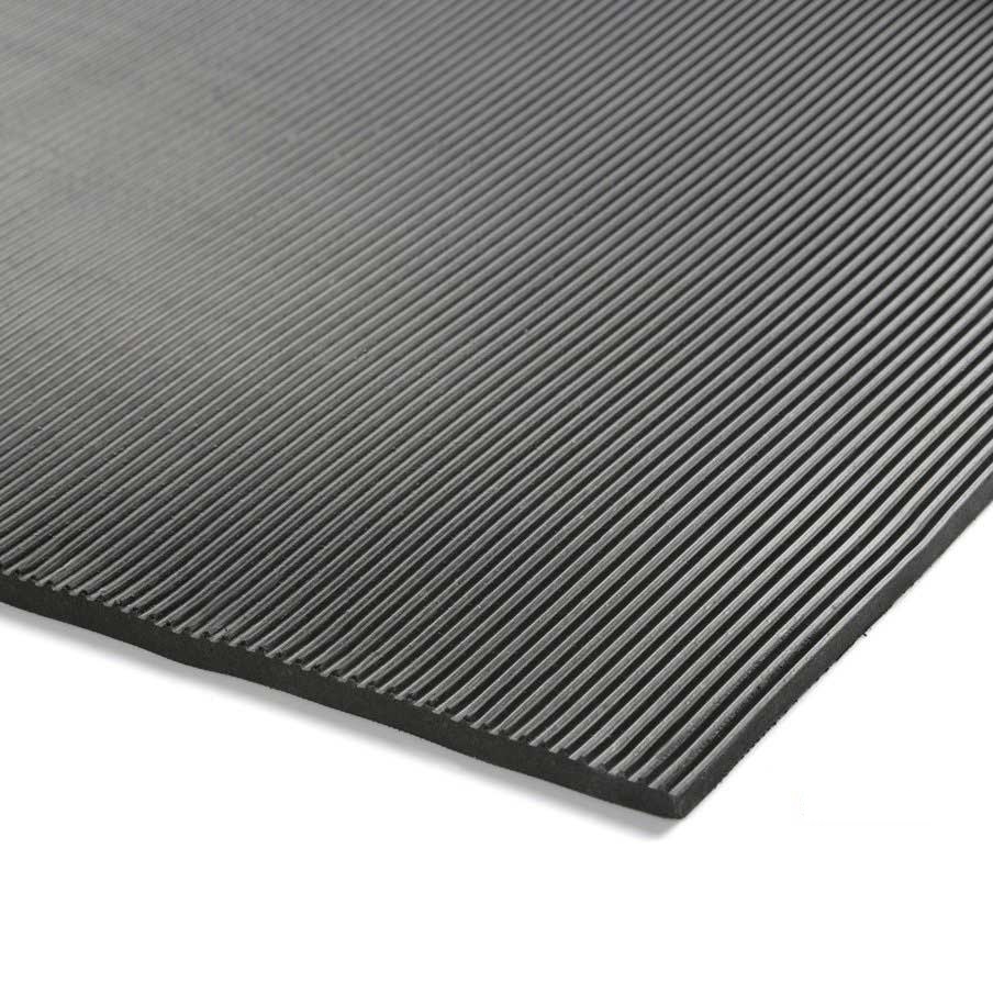 Ribbed Rubber Electrical Safety Matting 6mm Thick - Price Per Meter