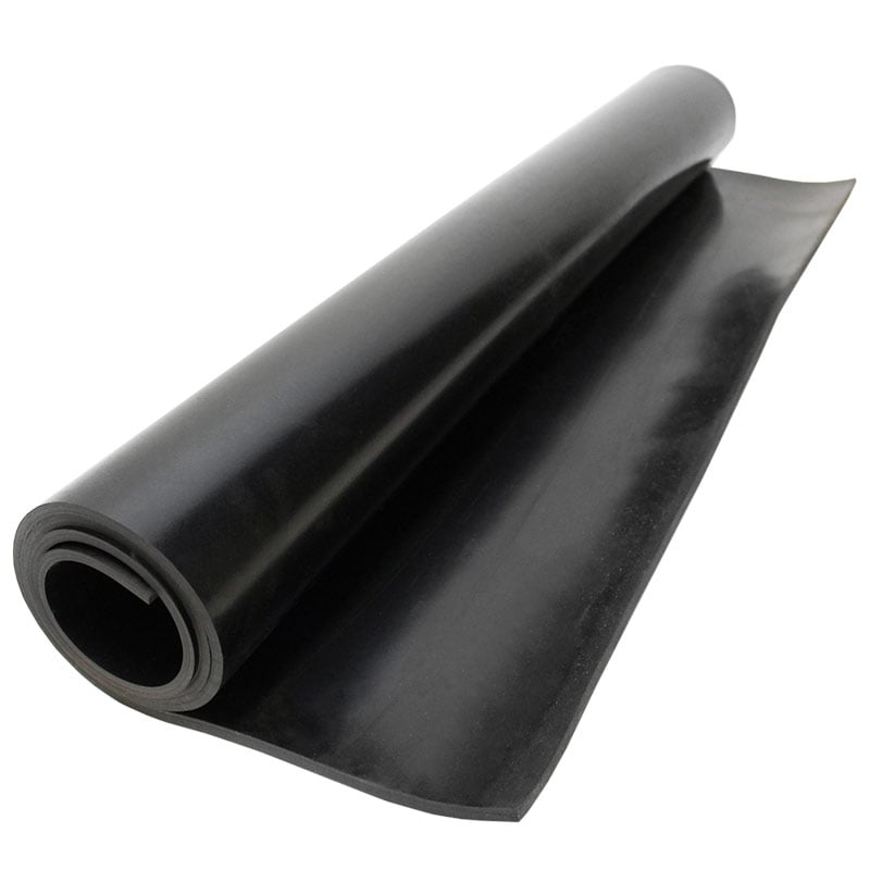 Shotblast black rubber sheet
