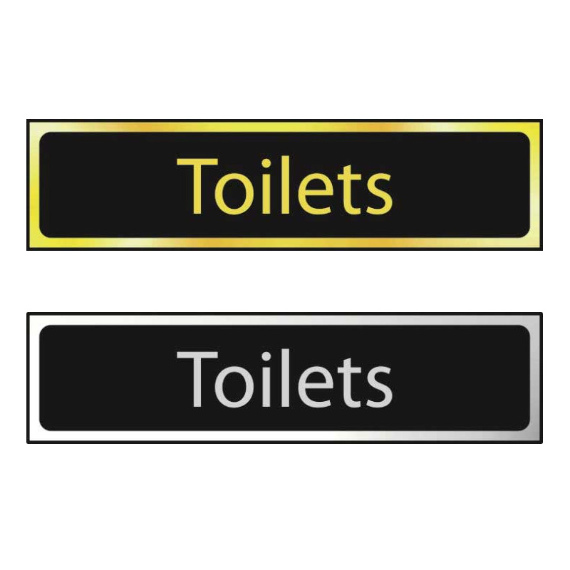 Toilets Mini Sign