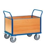 Fetra 4 Sided Beech Veneer Box Cart Trolleys