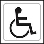 Disabled Toilet Symbol Braille Sign - 150 x 150mm
