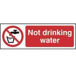 Do Not Drink Not Drinking Water Sign