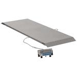 Brecknell weighing scale with steel platform - 500kg load capacity