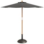 Grey Parasol & Weighted Base