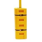 Spacesaver yellow polyethylene column protector
