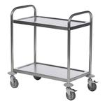 201-Grade Stainless Steel Trolleys with 2, 3 or 4 Shelves