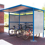 Traditional Cycle Shelters - 2450mm Wide, 1900mm Deep