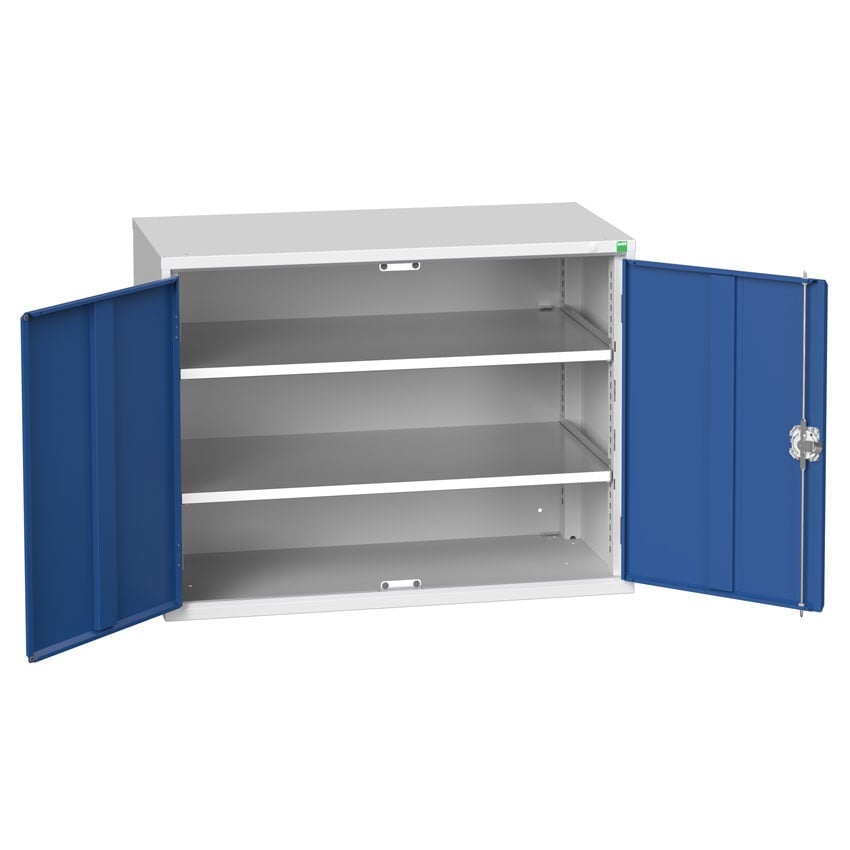 Bott Verso Freestanding Industrial Steel Cupboard with 2 Shelves - 800 x 1050 x 550mm