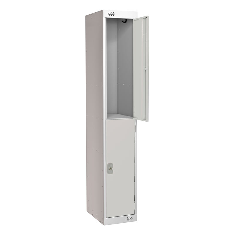 Fastrack Two Door Metal Locker - 1800 x 300 x 450mm
