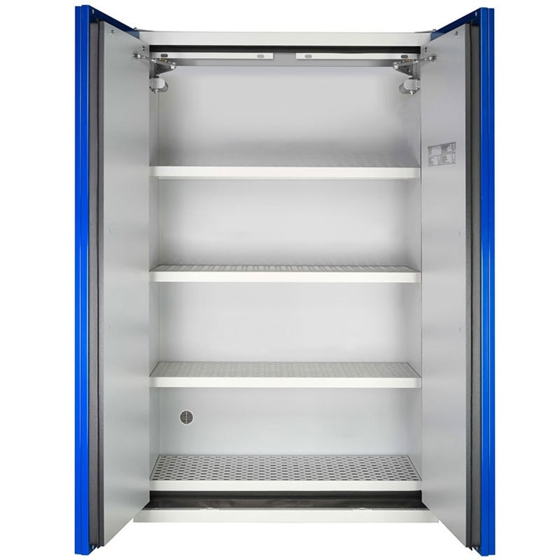 2-Door Lithium-Ion Battery Storage Cabinet - 1950 x 1200 x 600mm 