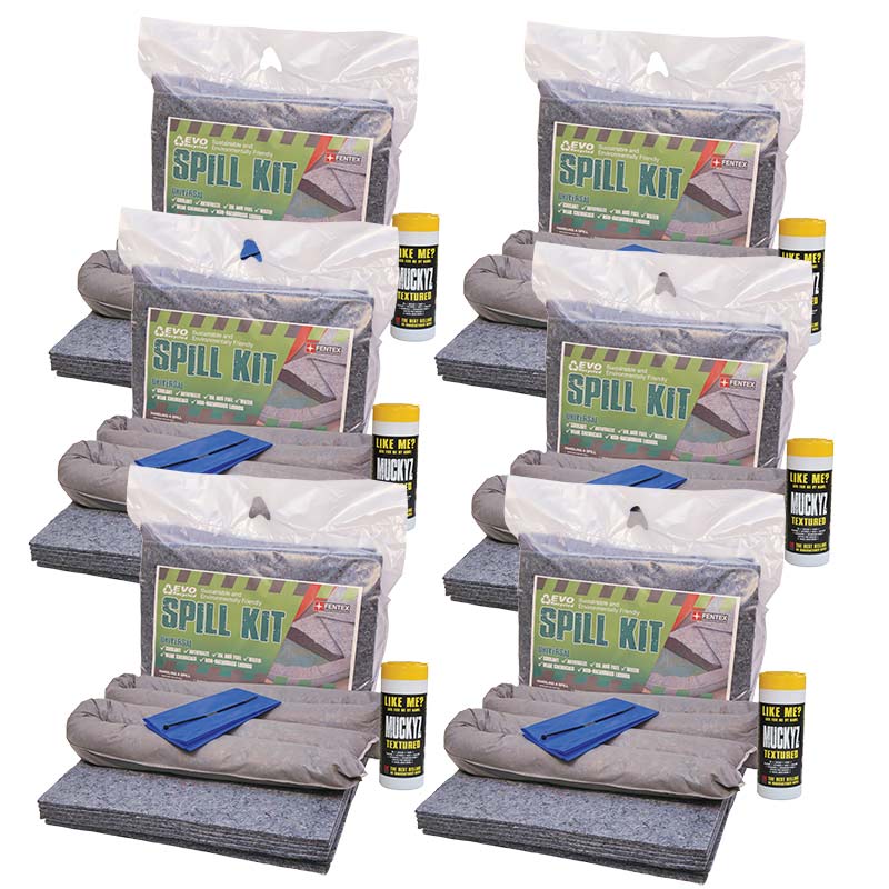 20L Universal Spill Kit with Recycled Absorbents - pack of 6