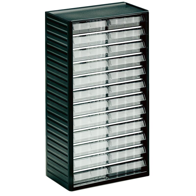 Visible Small Parts Storage Cabinet - 550 Series - 24 Drawers 37h x 138w x 175d