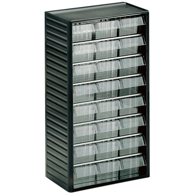 Visible Small Parts Storage Cabinet - 550 Series - 24 Drawers 59h x 92w x 175d