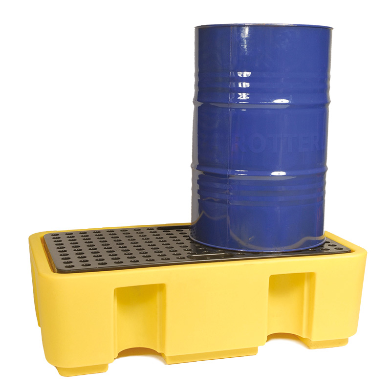 2 Drum Spill Pallet Yellow 250 litre capacity