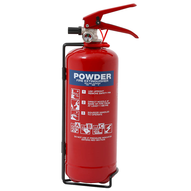 ABC Powder Fire Extinguisher 2kg - 13A 89B C Fire Rating