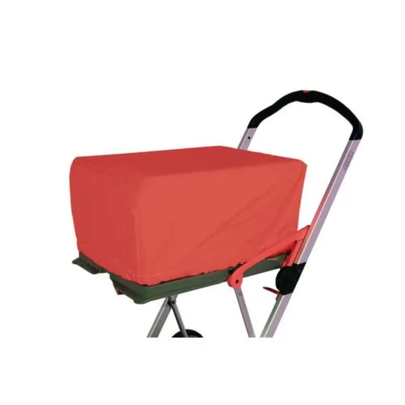 Red PVC Dust/Weather Cover for Clax Trolley Folding Boxes