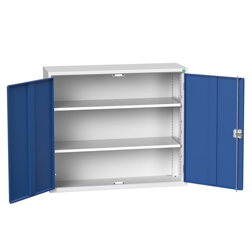 Bott Verso Freestanding Industrial Steel Cupboard with 2 Shelves - 1000 x 1050 x 350mm