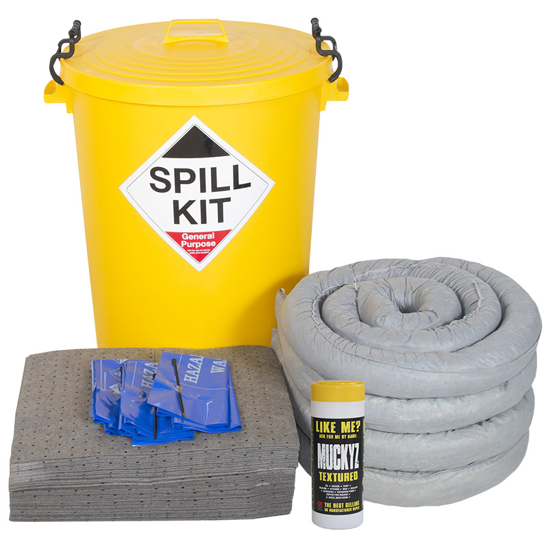 90L General Purpose Spill Kit Oil Stores Large Workshop Kit
