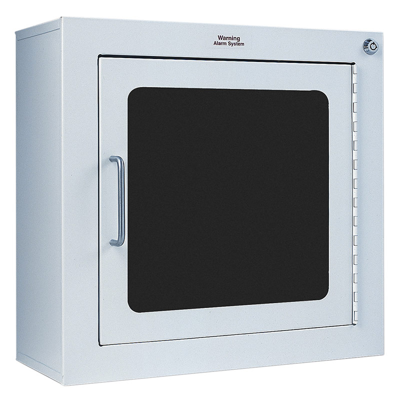 Alarmed Wall Mounted Storage Box - For Use With Zoll AED Defibrillator