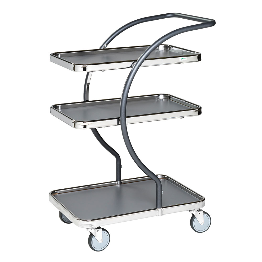 Allround table trolley 3 trays
