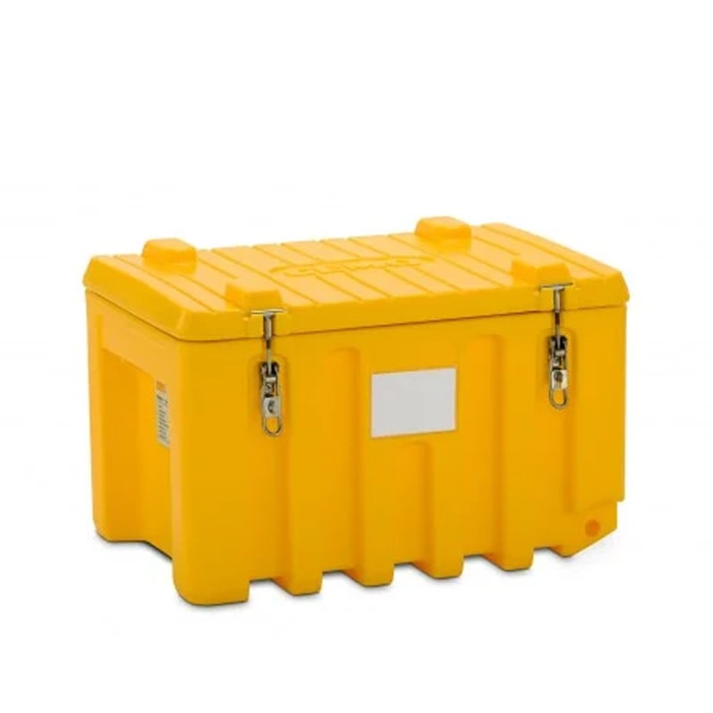 CEMbox 150L Heavy-Duty Storage Box - Yellow - 530 x 600 x 800mm