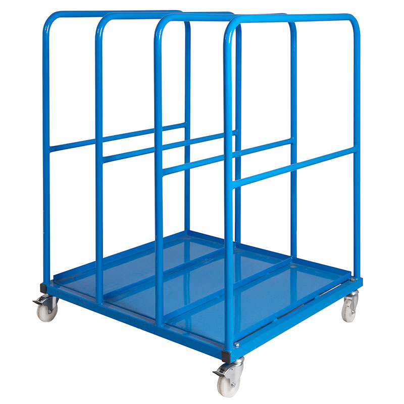 Large 3 Compartment Mobile Vertical Sheet Rack 