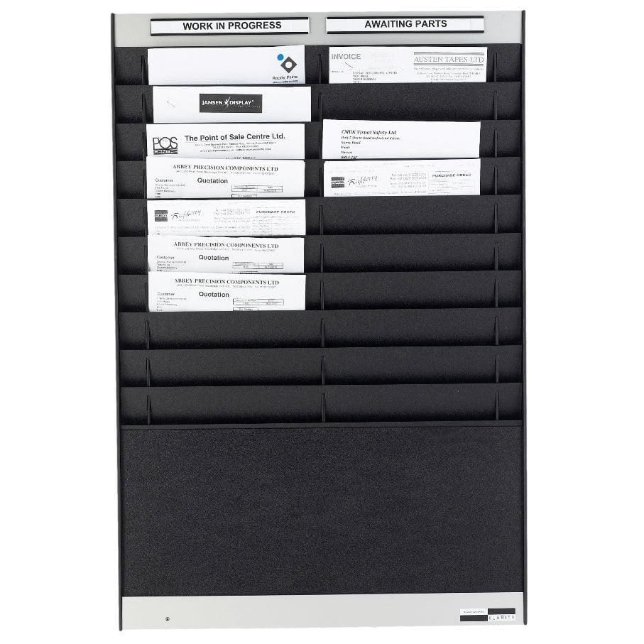 A4 Document Panels Vertical Pockets 2 wide x 10 high