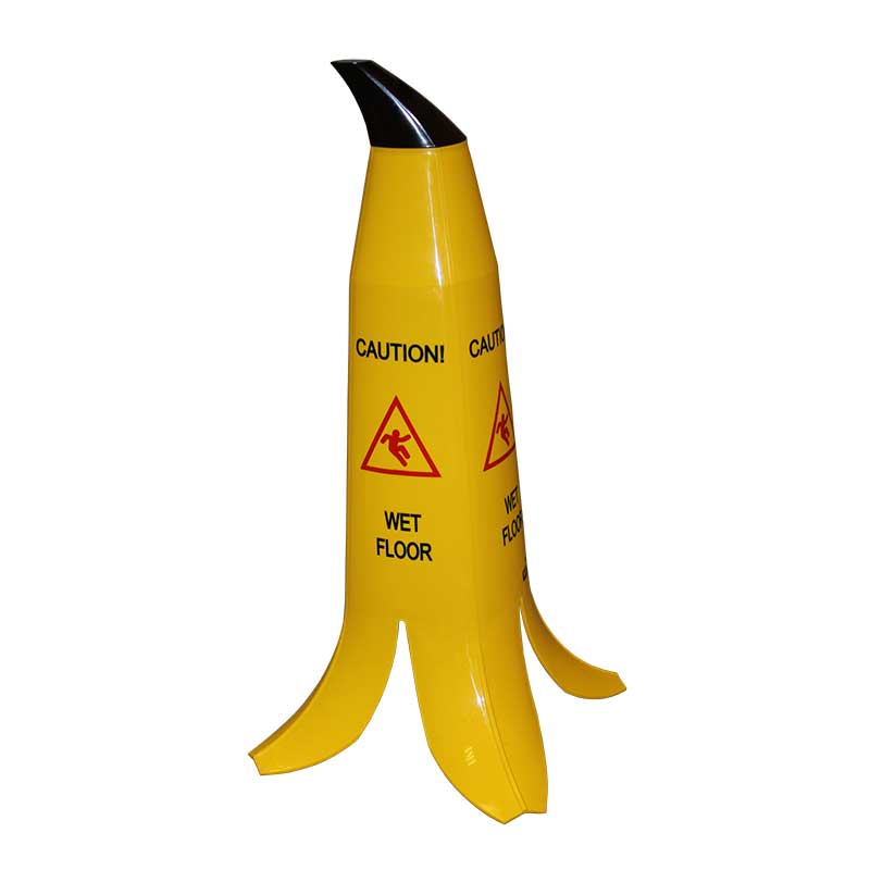 Banana Wet Floor Safety Cone - 600mm High