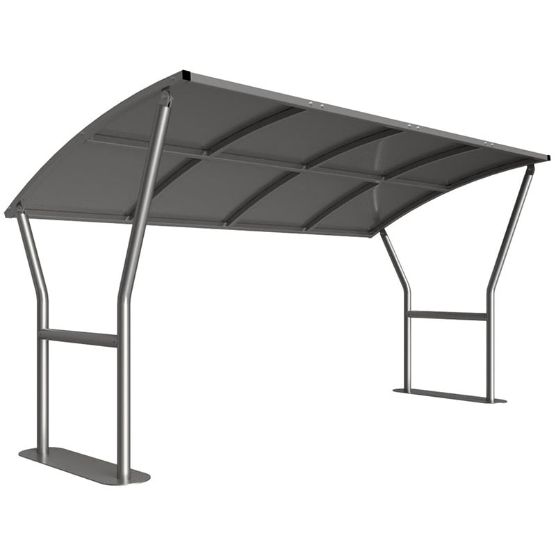 Caxton Shelter 4m Main Bay - Galvanised Roof