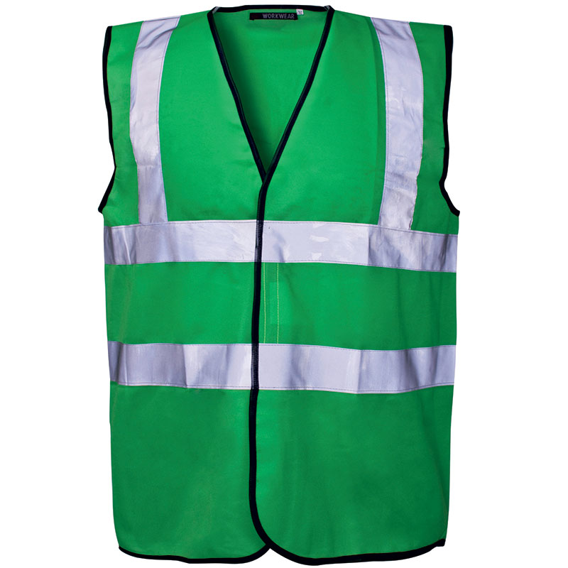 Green Reflective Vest - Size Large