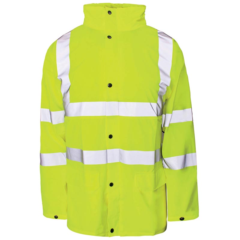Hi-Vis Yellow Stormflex Rain Jacket - Size 2x Extra Large