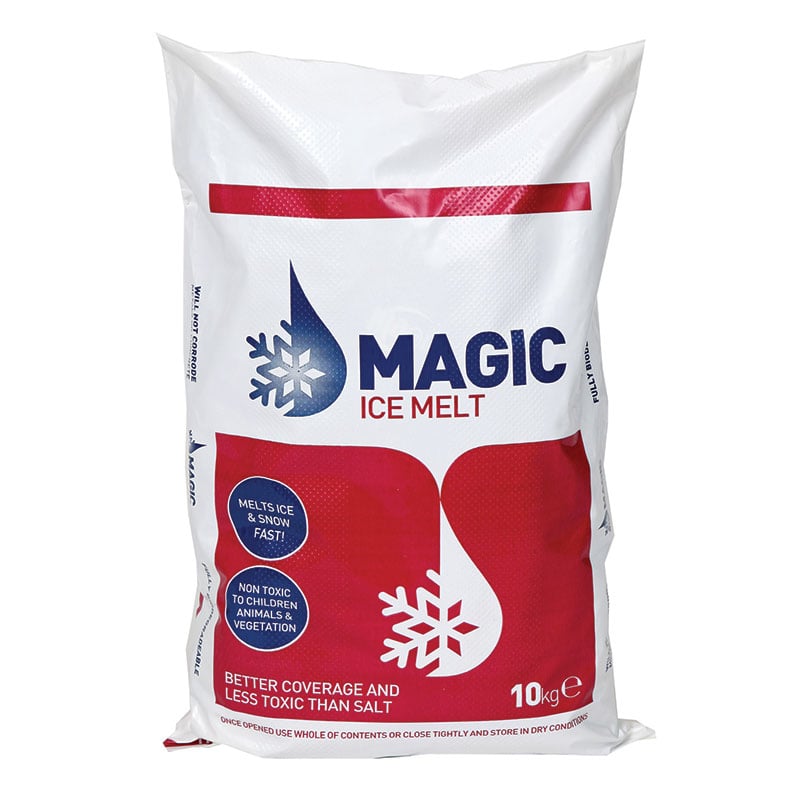 Ice Melt 10kg Bag- Keeps walkways ice and snow free for up to 24 hour - Non-toxic and non-corrosive