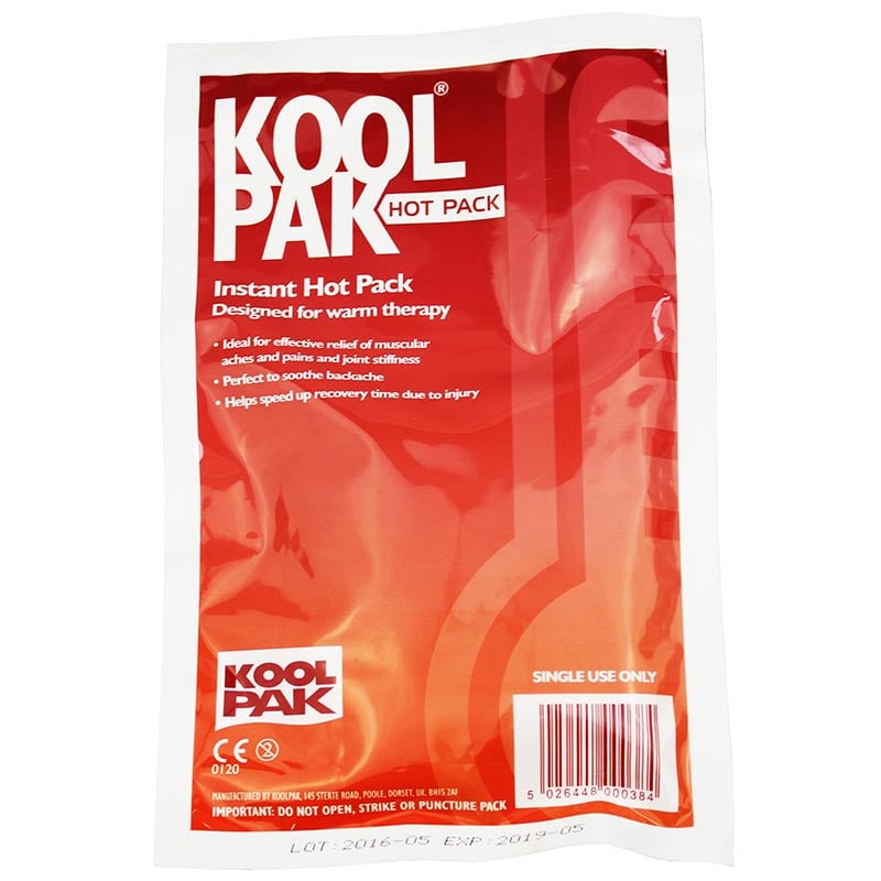 Koolpak Instant Hot Pack Heat Pack - 150 x 230mm