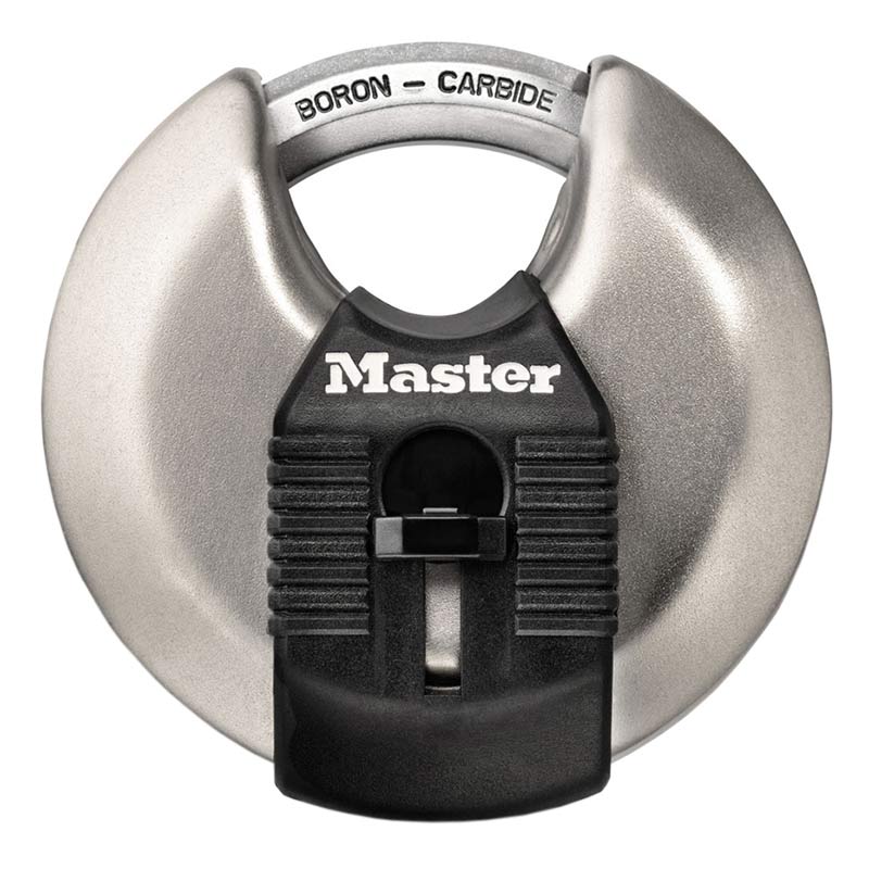 Master Lock M50X Stainless Steel Discus Padlock - 17mm shackle 80mm body