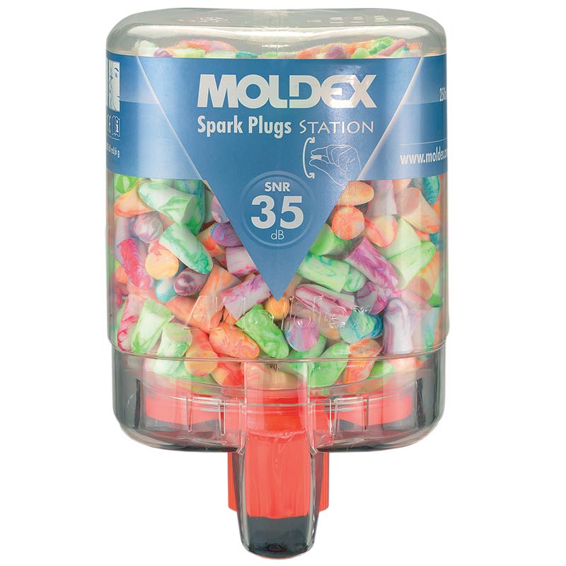 Ear Plug Dispenser with 250, 35dB Rated Ear Plugs 