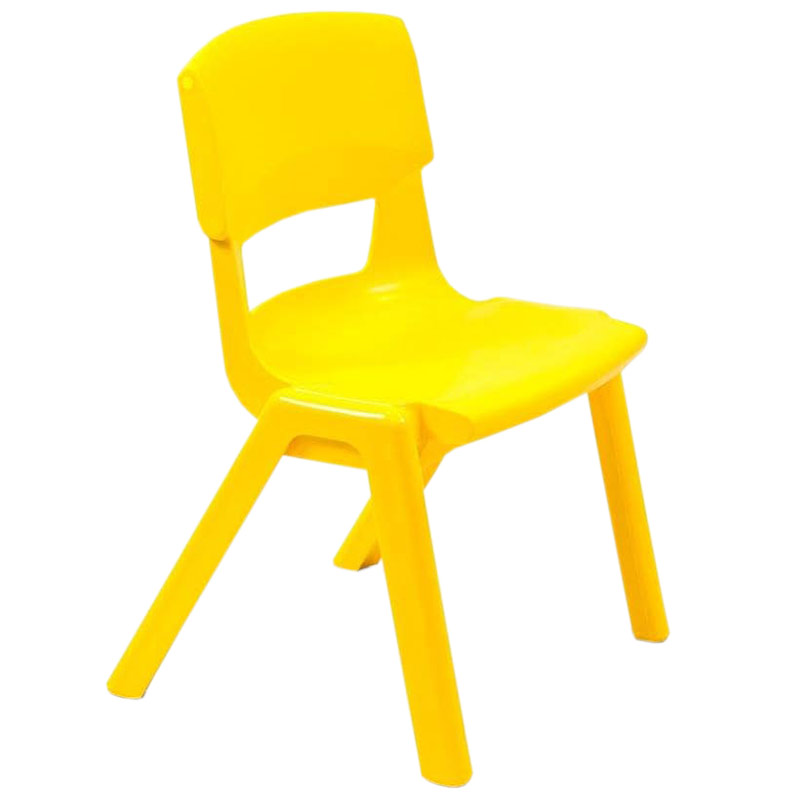 Postura+ One-Piece Plastic School Chair Size 3 - Sun Yellow