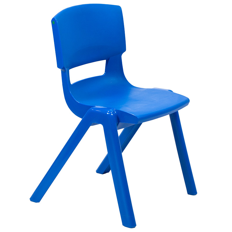 Postura+ One-Piece Plastic School Chair Size 5 - Ink Blue