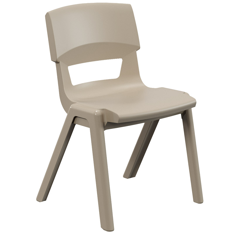 Postura+ One-Piece Plastic School Chair Size 5 - Light Sand