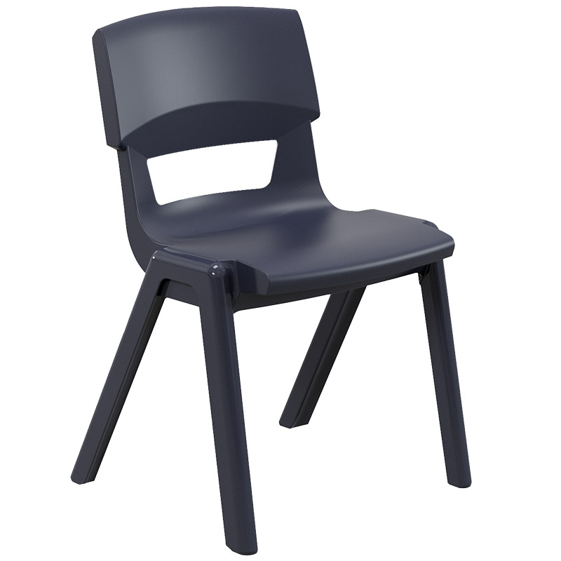 Postura+ One-Piece Plastic School Chair Size 5 - Nordic Blue