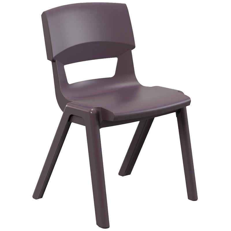 Postura+ One-Piece Plastic School Chair Size 5 - Purple Haze