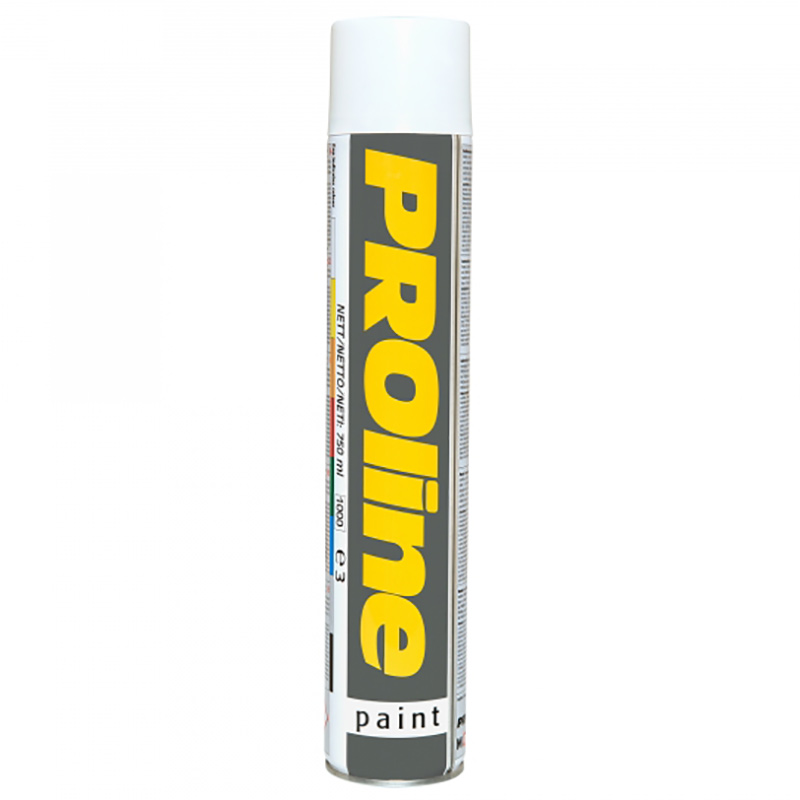 PROline Quality  Aerosol Spray Paint - 750ml - White