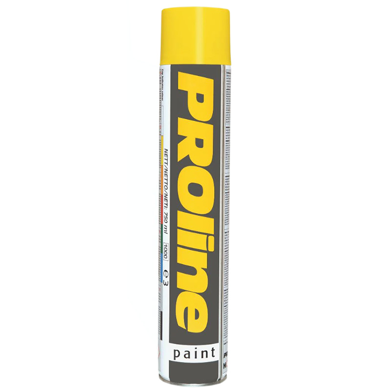PROline Quality  Aerosol Spray Paint - 750ml - Yellow