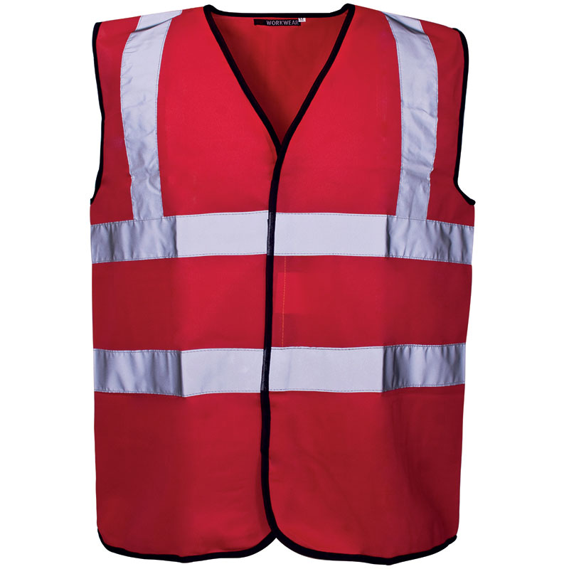 Red Reflective Vest - Size 2x Extra Large