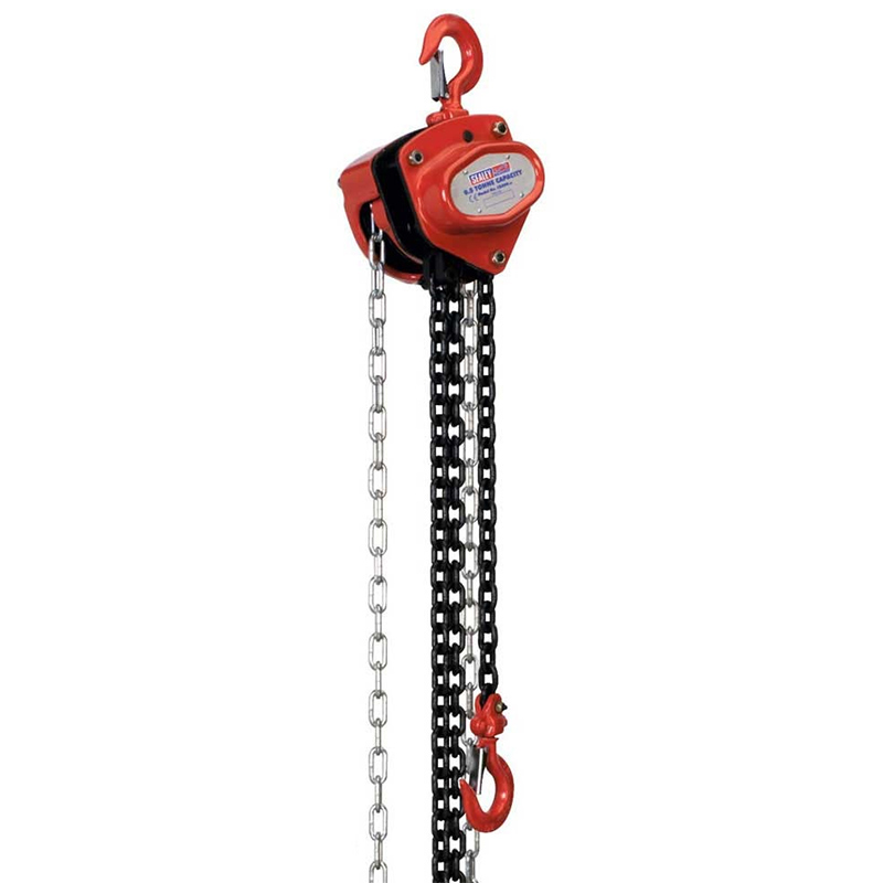 Sealey 2.5m lift Chain Block - 500kg SWL 