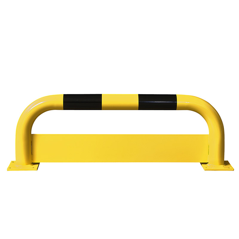 Fixed Black & Yellow Warehouse Protection Barrier Guard - 350mm H x 1000mm W