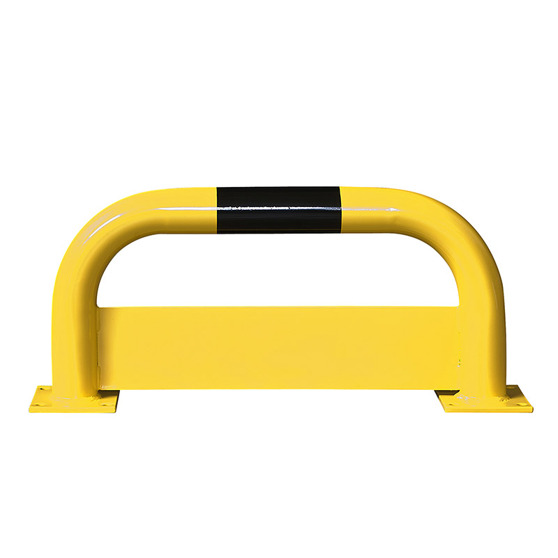 Fixed Black & Yellow Warehouse Protection Barrier Guard - 350mm H x 750mm W